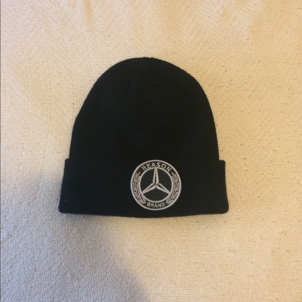 Reason Brand Beanie with mercedes logo OS